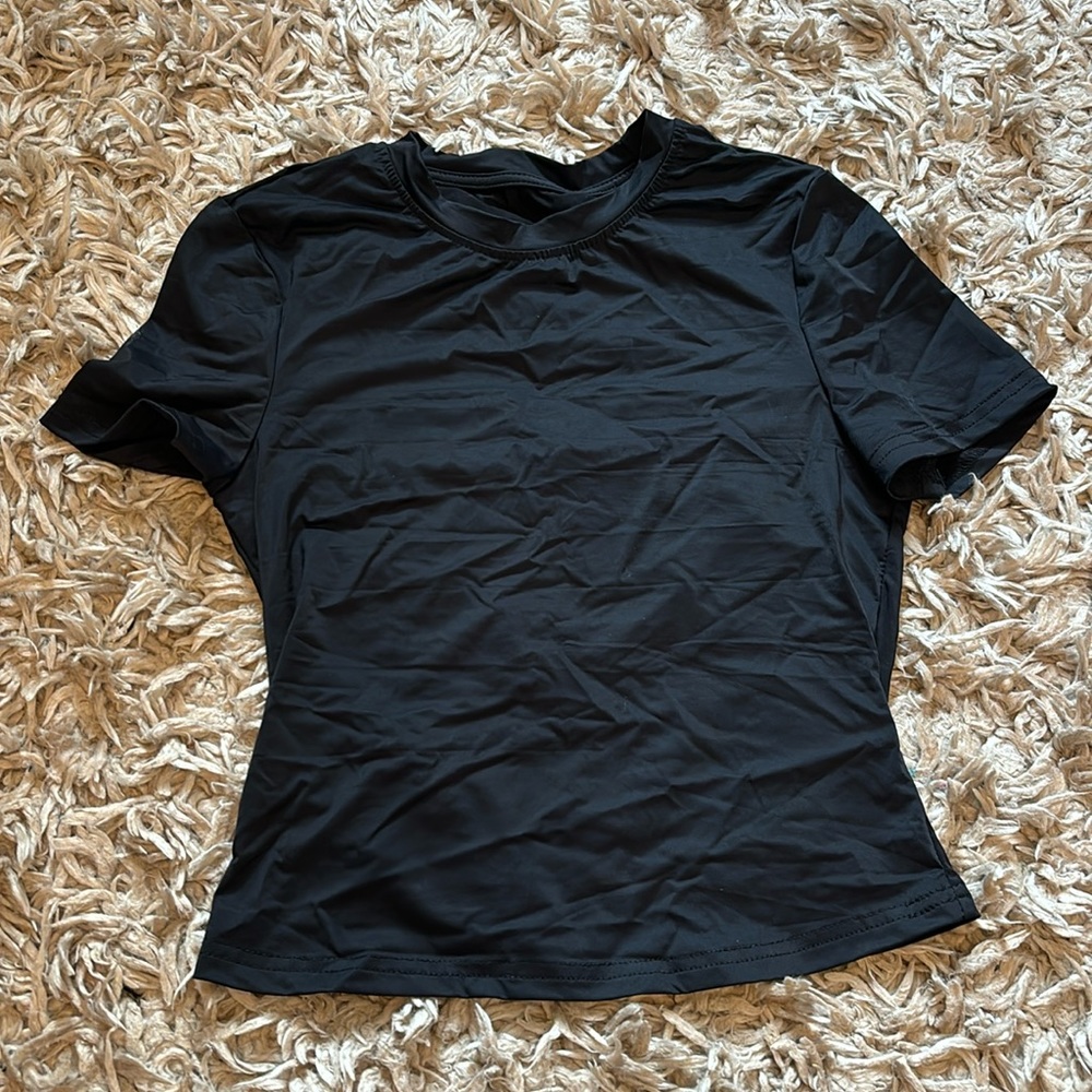 Black compression shirt - Size S/M - Super soft!!